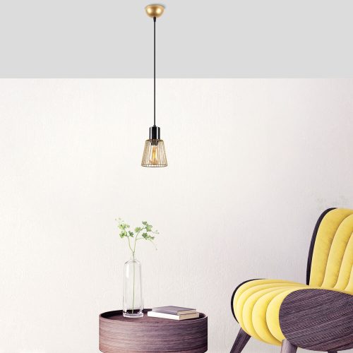 Modern Black Wall Lamp, MDF Body, 60 x 12 x 33 cm, E27 Socket (Max 40W), IP20, Pluggable, Laser-Cut Design, Stylish & Functional Lighting for Any Space