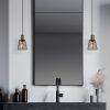 Modern Black Wall Lamp, MDF Body, 60 x 12 x 33 cm, E27 Socket (Max 40W), IP20, Pluggable, Laser-Cut Design, Stylish & Functional Lighting for Any Space