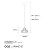 Modern Black Wall Lamp, MDF Body, 60 x 12 x 33 cm, E27 Socket (Max 40W), IP20, Pluggable, Laser-Cut Design, Stylish & Functional Lighting for Any Space