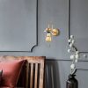 Modern Black Wall Lamp, MDF Body, 60 x 12 x 33 cm, E27 Socket (Max 40W), IP20, Pluggable, Laser-Cut Design, Stylish & Functional Lighting for Any Space