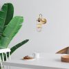 Modern Black Wall Lamp, MDF Body, 60 x 12 x 33 cm, E27 Socket (Max 40W), IP20, Pluggable, Laser-Cut Design, Stylish & Functional Lighting for Any Space