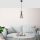 Industrial Chandelier with Metal Body, Black & Antique Finish, 15 x 15 x 125 cm | Adjustable Height, E27 Socket (Max 40W), IP20 | Perfect for Modern Home Décor & Unique Lighting Solutions