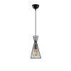 Modern Black Wall Lamp, MDF Body, 60 x 12 x 33 cm, E27 Socket (Max 40W), IP20, Pluggable, Laser-Cut Design, Stylish & Functional Lighting for Any Space