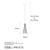 Modern Black Wall Lamp, MDF Body, 60 x 12 x 33 cm, E27 Socket (Max 40W), IP20, Pluggable, Laser-Cut Design, Stylish & Functional Lighting for Any Space