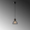 Modern Black Wall Lamp, MDF Body, 60 x 12 x 33 cm, E27 Socket (Max 40W), IP20, Pluggable, Laser-Cut Design, Stylish & Functional Lighting for Any Space
