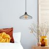 Modern Black Wall Lamp, MDF Body, 60 x 12 x 33 cm, E27 Socket (Max 40W), IP20, Pluggable, Laser-Cut Design, Stylish & Functional Lighting for Any Space