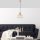 Elegant Shiny Gold Chandelier, Metal Body, Adjustable Height, 22 x 22 x 120 cm | E27 Socket, Max 40W, IP20 | Perfect for Modern Home Décor, Glamorous Lighting for Living Room & Dining Areas