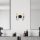Modern Black Wall Lamp, MDF Body, 60 x 12 x 33 cm, E27 Socket (Max 40W), IP20, Pluggable, Laser-Cut Design, Stylish & Functional Lighting for Any Space