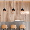 Modern Black Wall Lamp, MDF Body, 60 x 12 x 33 cm, E27 Socket (Max 40W), IP20, Pluggable, Laser-Cut Design, Stylish & Functional Lighting for Any Space