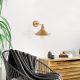 Modern Black Wall Lamp, MDF Body, 60 x 12 x 33 cm, E27 Socket (Max 40W), IP20, Pluggable, Laser-Cut Design, Stylish & Functional Lighting for Any Space