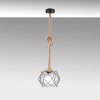 Modern Black Wall Lamp, MDF Body, 60 x 12 x 33 cm, E27 Socket (Max 40W), IP20, Pluggable, Laser-Cut Design, Stylish & Functional Lighting for Any Space