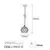 Modern Black Wall Lamp, MDF Body, 60 x 12 x 33 cm, E27 Socket (Max 40W), IP20, Pluggable, Laser-Cut Design, Stylish & Functional Lighting for Any Space