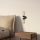 Industrial Wall Lamp, Black & Gold, 12 x 20 x 51 cm | Metal Body with 10 cm Cap Diameter & 25 cm Height | 2 x E27 Socket (Max 40W) | Stylish Lighting for Modern Home Decor, IP20 Rated