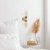 Modern Black Wall Lamp, MDF Body, 60 x 12 x 33 cm, E27 Socket (Max 40W), IP20, Pluggable, Laser-Cut Design, Stylish & Functional Lighting for Any Space