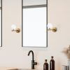 Modern Black Wall Lamp, MDF Body, 60 x 12 x 33 cm, E27 Socket (Max 40W), IP20, Pluggable, Laser-Cut Design, Stylish & Functional Lighting for Any Space
