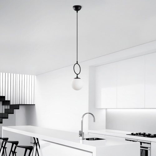 Modern Black Wall Lamp, MDF Body, 60 x 12 x 33 cm, E27 Socket (Max 40W), IP20, Pluggable, Laser-Cut Design, Stylish & Functional Lighting for Any Space