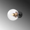 Modern Black Wall Lamp, MDF Body, 60 x 12 x 33 cm, E27 Socket (Max 40W), IP20, Pluggable, Laser-Cut Design, Stylish & Functional Lighting for Any Space