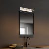 Modern Black Wall Lamp, MDF Body, 60 x 12 x 33 cm, E27 Socket (Max 40W), IP20, Pluggable, Laser-Cut Design, Stylish & Functional Lighting for Any Space