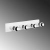 Modern Black Wall Lamp, MDF Body, 60 x 12 x 33 cm, E27 Socket (Max 40W), IP20, Pluggable, Laser-Cut Design, Stylish & Functional Lighting for Any Space