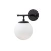 Modern Black Wall Lamp, MDF Body, 60 x 12 x 33 cm, E27 Socket (Max 40W), IP20, Pluggable, Laser-Cut Design, Stylish & Functional Lighting for Any Space