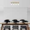 Modern Black Wall Lamp, MDF Body, 60 x 12 x 33 cm, E27 Socket (Max 40W), IP20, Pluggable, Laser-Cut Design, Stylish & Functional Lighting for Any Space