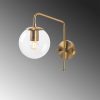 Modern Black Wall Lamp, MDF Body, 60 x 12 x 33 cm, E27 Socket (Max 40W), IP20, Pluggable, Laser-Cut Design, Stylish & Functional Lighting for Any Space