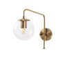 Modern Black Wall Lamp, MDF Body, 60 x 12 x 33 cm, E27 Socket (Max 40W), IP20, Pluggable, Laser-Cut Design, Stylish & Functional Lighting for Any Space