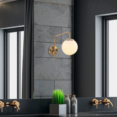 Modern Black Wall Lamp, MDF Body, 60 x 12 x 33 cm, E27 Socket (Max 40W), IP20, Pluggable, Laser-Cut Design, Stylish & Functional Lighting for Any Space