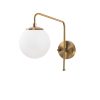 Modern Black Wall Lamp, MDF Body, 60 x 12 x 33 cm, E27 Socket (Max 40W), IP20, Pluggable, Laser-Cut Design, Stylish & Functional Lighting for Any Space