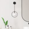Modern Black Wall Lamp, MDF Body, 60 x 12 x 33 cm, E27 Socket (Max 40W), IP20, Pluggable, Laser-Cut Design, Stylish & Functional Lighting for Any Space