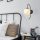 Stylish Wall Lamp with Metal Body & Glass Cap, Black & Cream, 15 x 27 cm | Height: 36 cm, E14 Socket, IP20 | Perfect for Bohemian, Industrial & Scandinavian Decor, Elegant Lighting Solution