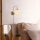 Modern Black Wall Lamp, MDF Body, 60 x 12 x 33 cm, E27 Socket (Max 40W), IP20, Pluggable, Laser-Cut Design, Stylish & Functional Lighting for Any Space