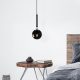 Modern Black Wall Lamp, MDF Body, 60 x 12 x 33 cm, E27 Socket (Max 40W), IP20, Pluggable, Laser-Cut Design, Stylish & Functional Lighting for Any Space