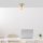 Elegant Vintage Chandelier, Metal Body with Glass Cap, 20 x 25 x 25 cm | E14 Socket, Max 40W, IP20 | Perfect for Traditional, Glam & Scandinavian Decor | Bulb Not Included