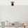 Elegant Black Chandelier, Metal Body with Glass Cap, 20 x 25 x 25 cm | E14 Socket, Max 40W, IP20 | Perfect for Traditional & Industrial Décor, Stylish Lighting for Home & Office Spaces