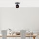 Modern Black Wall Lamp, MDF Body, 60 x 12 x 33 cm, E27 Socket (Max 40W), IP20, Pluggable, Laser-Cut Design, Stylish & Functional Lighting for Any Space