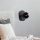 Industrial Wall Lamp, Black Metal Body with Glass Cap, 20 x 25 x 25 cm | E14 Socket, Max 40W, IP20 | Perfect for Traditional & Modern Decor, Stylish Lighting for Home & Office Spaces