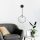 Modern Black Wall Lamp, MDF Body, 60 x 12 x 33 cm, E27 Socket (Max 40W), IP20, Pluggable, Laser-Cut Design, Stylish & Functional Lighting for Any Space