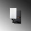 Modern Black Wall Lamp, MDF Body, 60 x 12 x 33 cm, E27 Socket (Max 40W), IP20, Pluggable, Laser-Cut Design, Stylish & Functional Lighting for Any Space