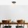 Modern Black Wall Lamp, MDF Body, 60 x 12 x 33 cm, E27 Socket (Max 40W), IP20, Pluggable, Laser-Cut Design, Stylish & Functional Lighting for Any Space