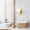 Modern Black Wall Lamp, MDF Body, 60 x 12 x 33 cm, E27 Socket (Max 40W), IP20, Pluggable, Laser-Cut Design, Stylish & Functional Lighting for Any Space