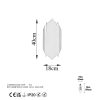 Modern Black Wall Lamp, MDF Body, 60 x 12 x 33 cm, E27 Socket (Max 40W), IP20, Pluggable, Laser-Cut Design, Stylish & Functional Lighting for Any Space