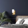 Modern Black Wall Lamp, MDF Body, 60 x 12 x 33 cm, E27 Socket (Max 40W), IP20, Pluggable, Laser-Cut Design, Stylish & Functional Lighting for Any Space