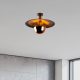 Modern Black Wall Lamp, MDF Body, 60 x 12 x 33 cm, E27 Socket (Max 40W), IP20, Pluggable, Laser-Cut Design, Stylish & Functional Lighting for Any Space