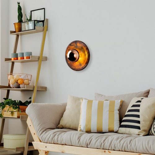 Modern Black Wall Lamp, MDF Body, 60 x 12 x 33 cm, E27 Socket (Max 40W), IP20, Pluggable, Laser-Cut Design, Stylish & Functional Lighting for Any Space