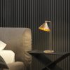 Modern Black Wall Lamp, MDF Body, 60 x 12 x 33 cm, E27 Socket (Max 40W), IP20, Pluggable, Laser-Cut Design, Stylish & Functional Lighting for Any Space