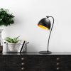 Modern Black Wall Lamp, MDF Body, 60 x 12 x 33 cm, E27 Socket (Max 40W), IP20, Pluggable, Laser-Cut Design, Stylish & Functional Lighting for Any Space
