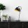Modern Black Wall Lamp, MDF Body, 60 x 12 x 33 cm, E27 Socket (Max 40W), IP20, Pluggable, Laser-Cut Design, Stylish & Functional Lighting for Any Space