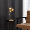 Modern Black Wall Lamp, MDF Body, 60 x 12 x 33 cm, E27 Socket (Max 40W), IP20, Pluggable, Laser-Cut Design, Stylish & Functional Lighting for Any Space