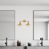 Modern Black Wall Lamp, MDF Body, 60 x 12 x 33 cm, E27 Socket (Max 40W), IP20, Pluggable, Laser-Cut Design, Stylish & Functional Lighting for Any Space